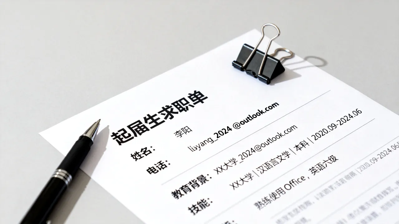 应聘岗位简历怎么写?应届生求职简历模板与范文-图1 应聘岗位简历怎么写?应届生求职简历模板与范文-图1