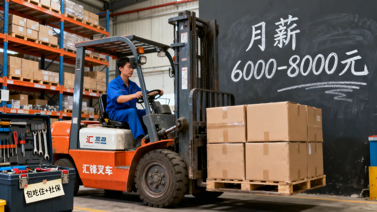 海宁汇锋叉车工招聘月薪多少？工资待遇如何-图1