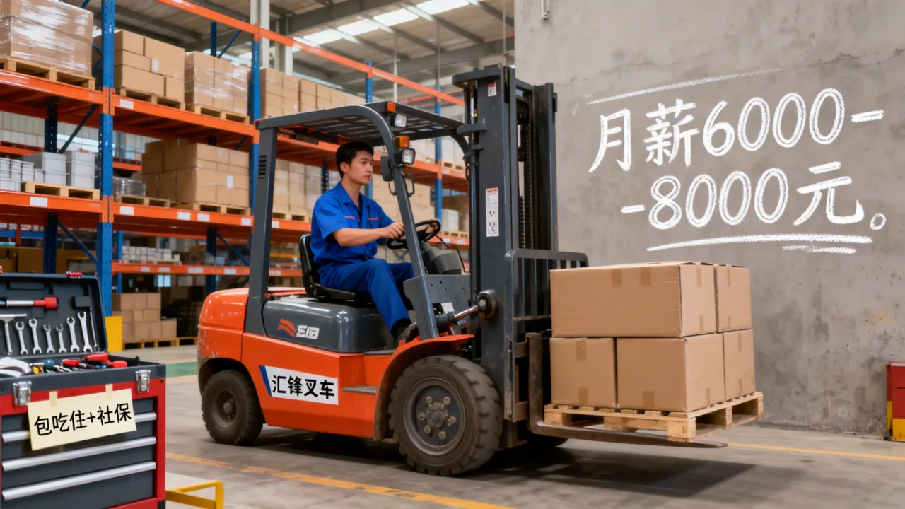 海宁汇锋叉车工招聘月薪多少？工资待遇如何-图3