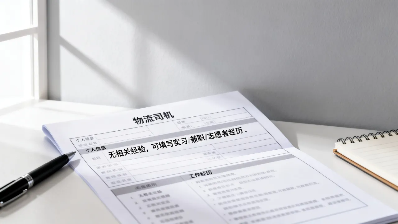 物流司机简历怎么写,没有经验如何填写工作经历?-图3 物流司机简历怎么写,没有经验如何填写工作经历?-图3