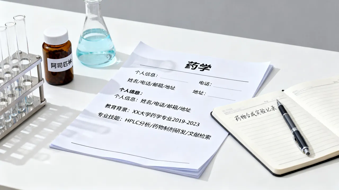 药学生简历怎么写,药学专业简历模板怎么写才吸引HR-图1 药学生简历怎么写,药学专业简历模板怎么写才吸引HR-图1