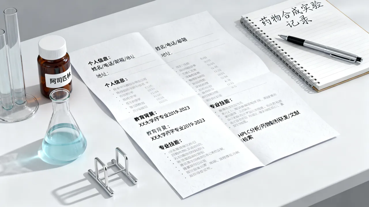 药学生简历怎么写,药学专业简历模板怎么写才吸引HR-图2 药学生简历怎么写,药学专业简历模板怎么写才吸引HR-图2