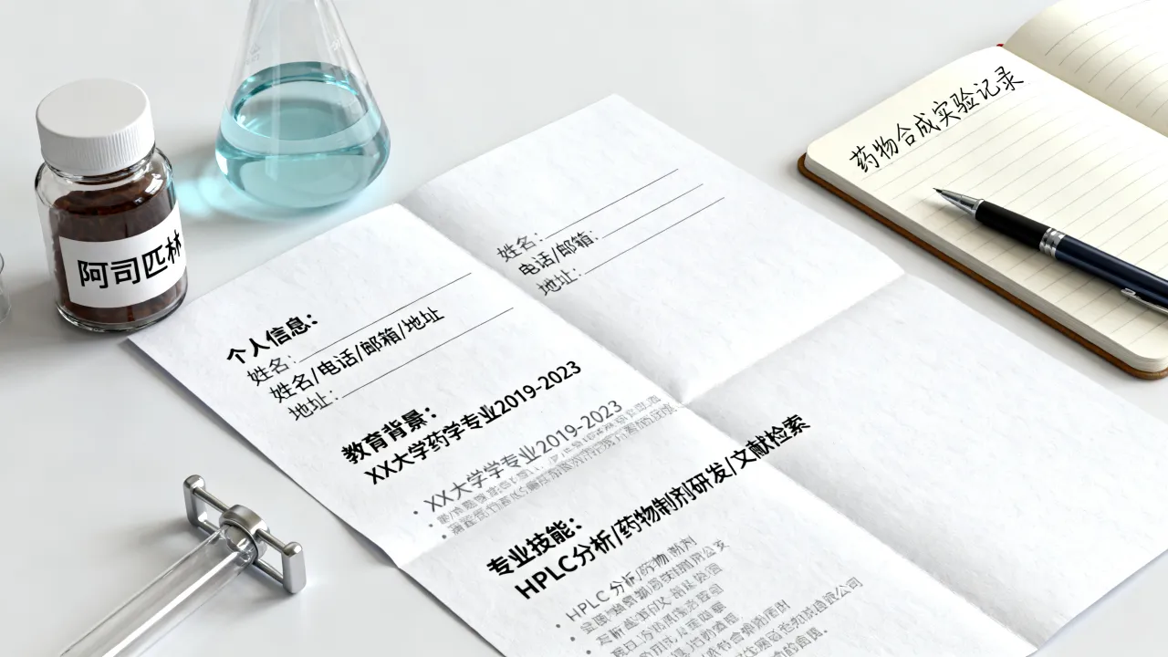 药学生简历怎么写,药学专业简历模板怎么写才吸引HR-图3 药学生简历怎么写,药学专业简历模板怎么写才吸引HR-图3