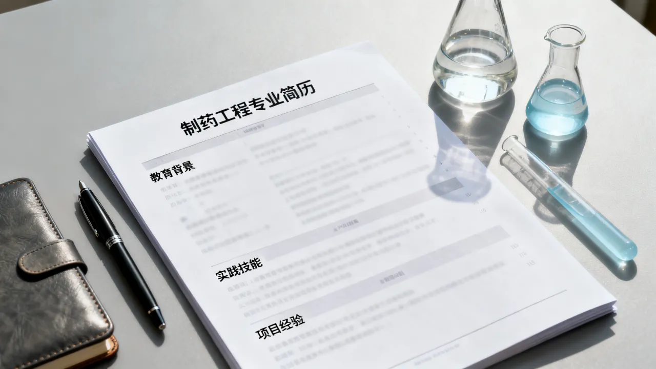 制药工程怎么写简历，应届生无经验如何突出实践技能？-图1