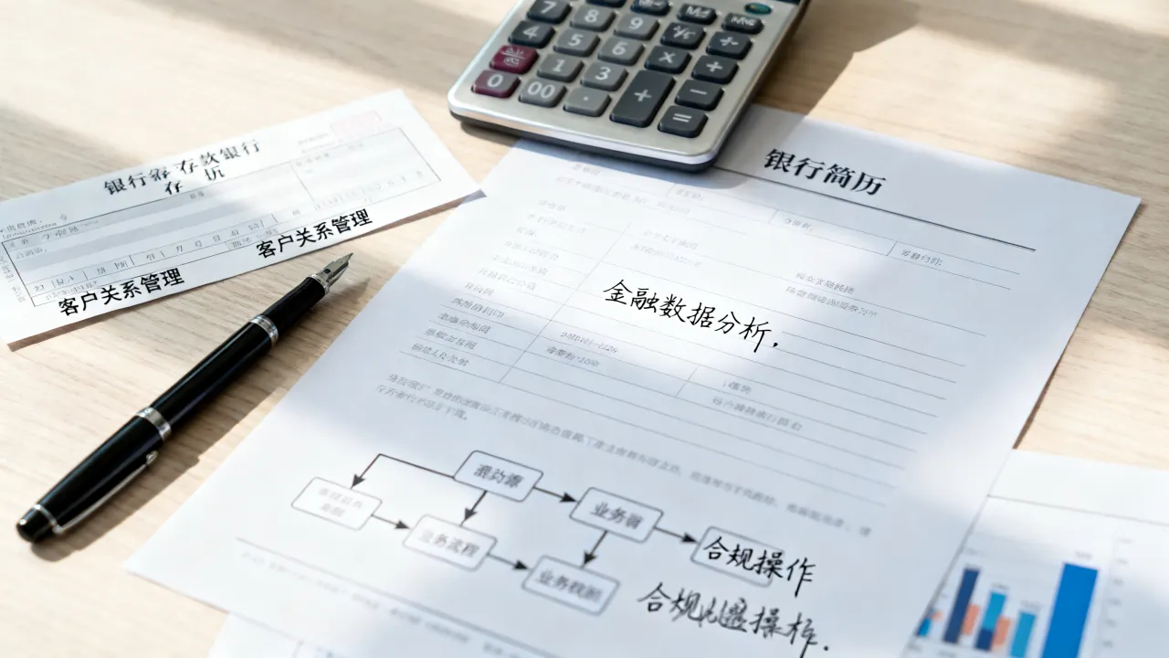 银行简历技能怎么写,如何突出核心优势吸引HR?-图1 银行简历技能怎么写,如何突出核心优势吸引HR?-图1