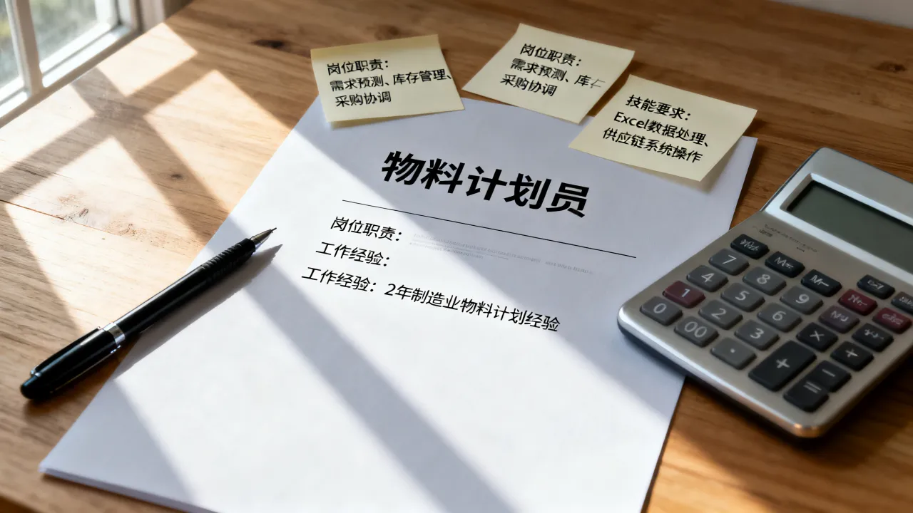 物料计划员简历怎么写,物料计划员简历模板怎么写-图1 物料计划员简历怎么写,物料计划员简历模板怎么写-图1