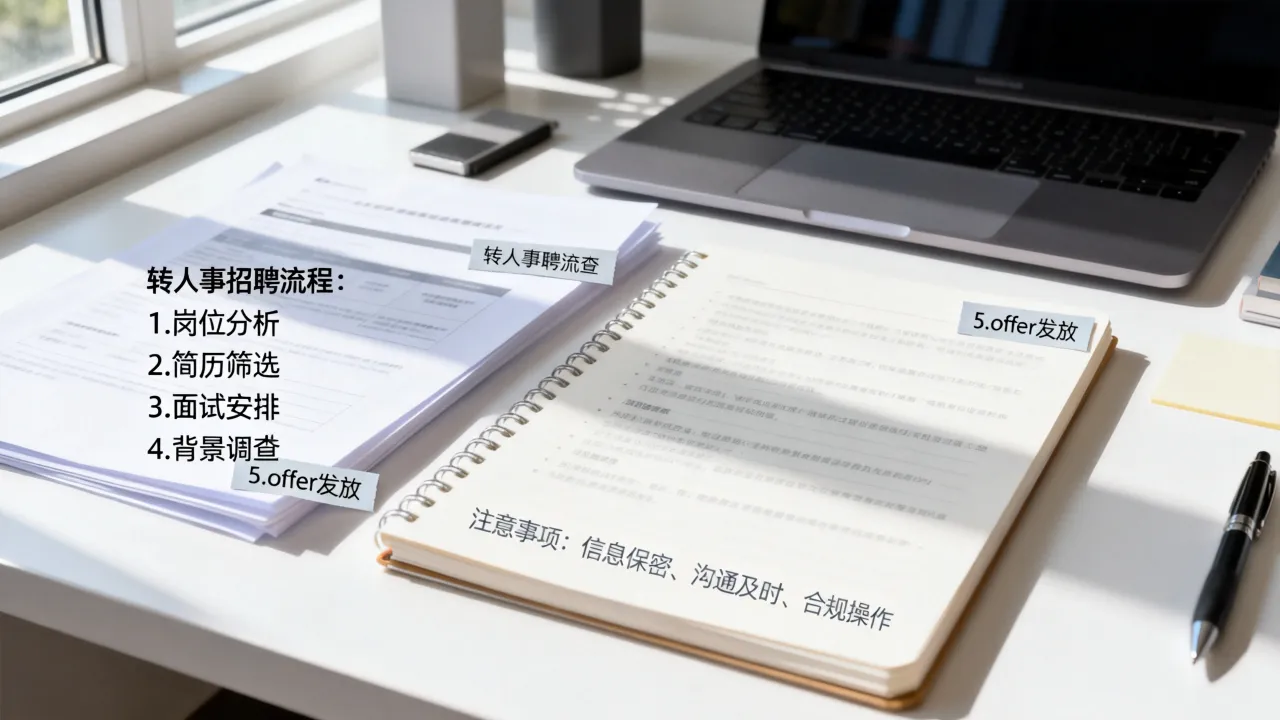 转人事招聘怎么做?转人事招聘的流程和注意事项