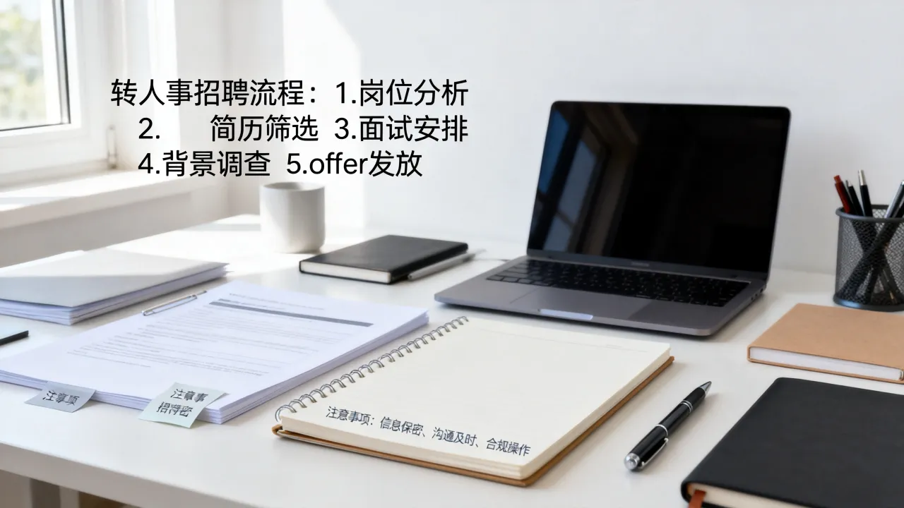 转人事招聘怎么做？转人事招聘的流程和注意事项-图2
