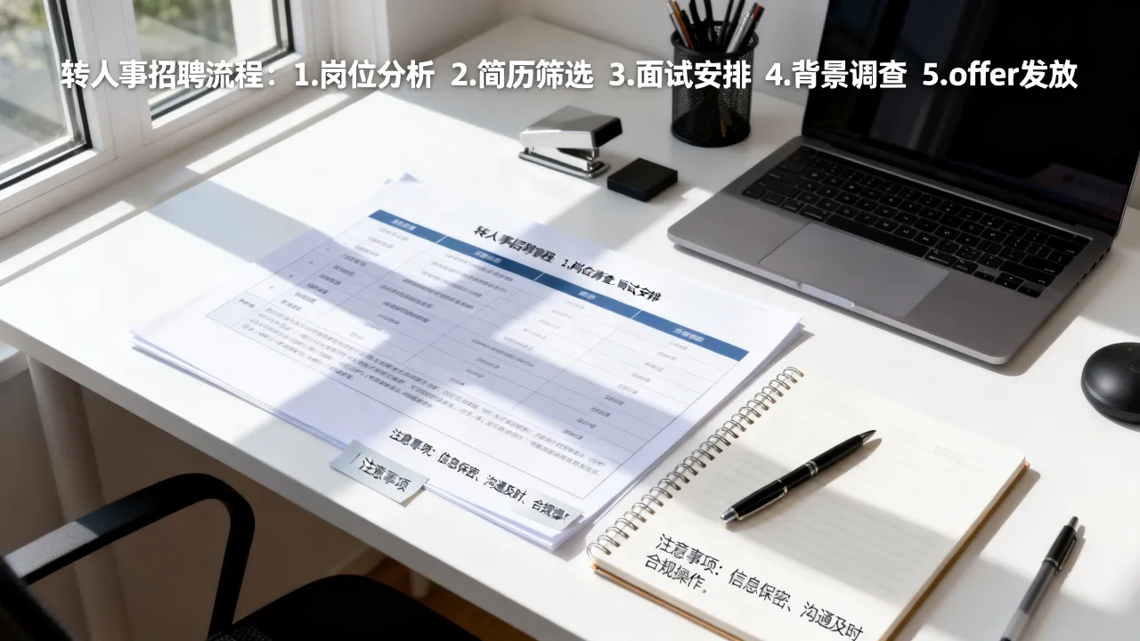 转人事招聘怎么做？转人事招聘的流程和注意事项-图3
