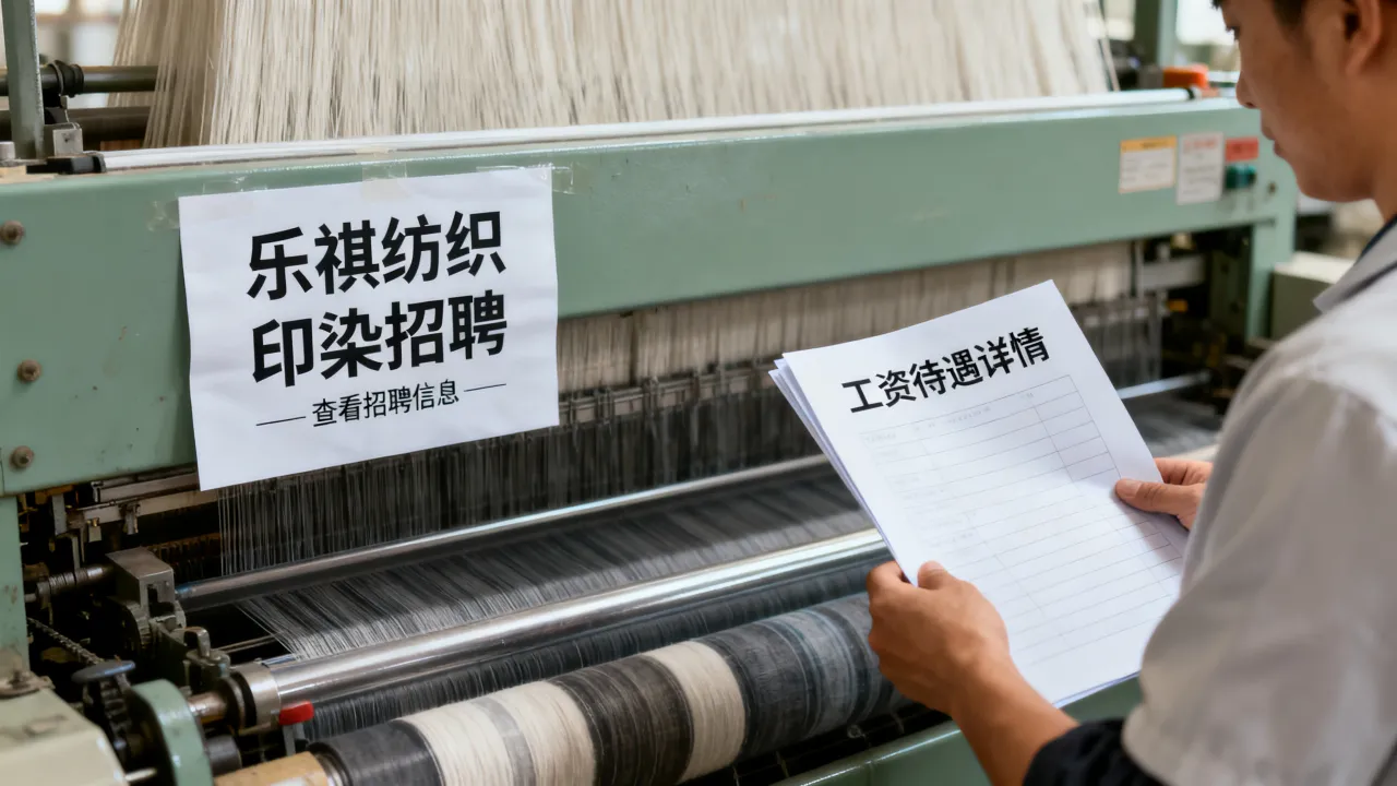 乐祺纺织印染招聘信息在哪看?乐祺纺织印染招聘工资待遇怎么样-图1 乐祺纺织印染招聘信息在哪看?乐祺纺织印染招聘工资待遇怎么样-图1