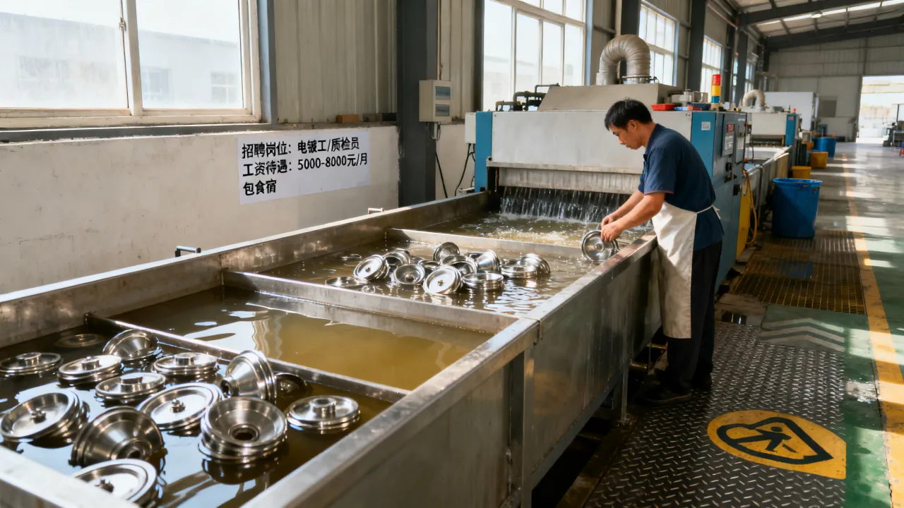 台州玉环电镀厂招聘靠谱吗?电镀厂工资待遇怎么样-图2 台州玉环电镀厂招聘靠谱吗?电镀厂工资待遇怎么样-图2