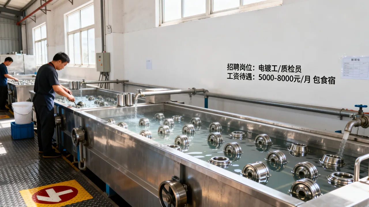 台州玉环电镀厂招聘靠谱吗?电镀厂工资待遇怎么样-图3 台州玉环电镀厂招聘靠谱吗?电镀厂工资待遇怎么样-图3