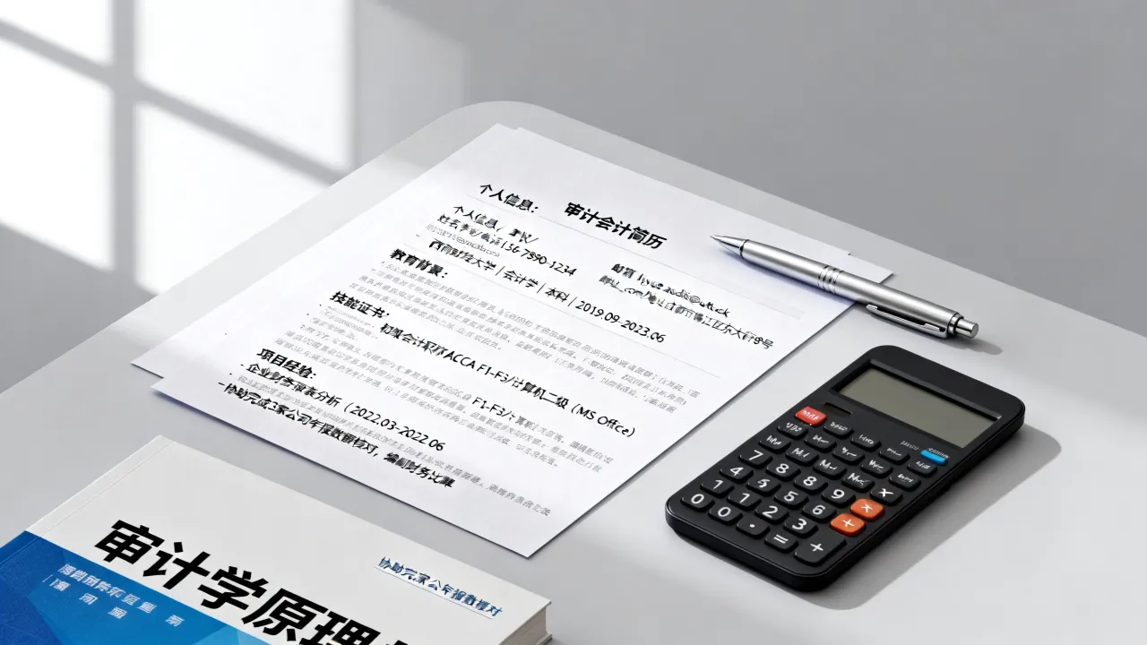 审计会计简历怎么写,无审计经验如何突出优势-图2 审计会计简历怎么写,无审计经验如何突出优势-图2