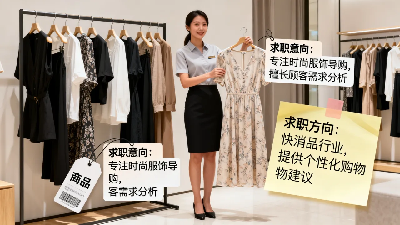 导购求职意向怎么写?导购员求职意向怎么写简短又吸引人-图2 导购求职意向怎么写?导购员求职意向怎么写简短又吸引人-图2