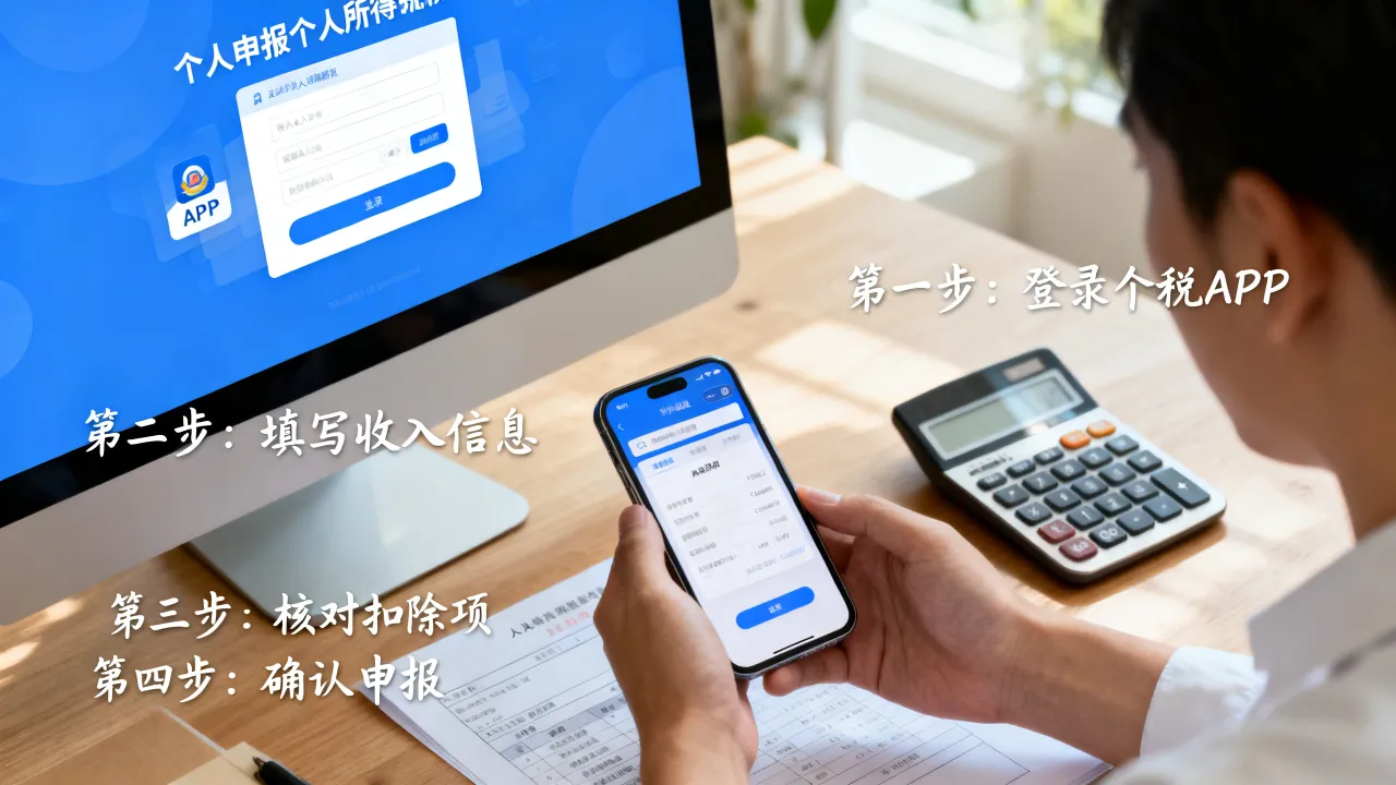 个人如何申报个人所得税,个人所得税申报流程及注意事项有哪些-图3 个人如何申报个人所得税,个人所得税申报流程及注意事项有哪些-图3