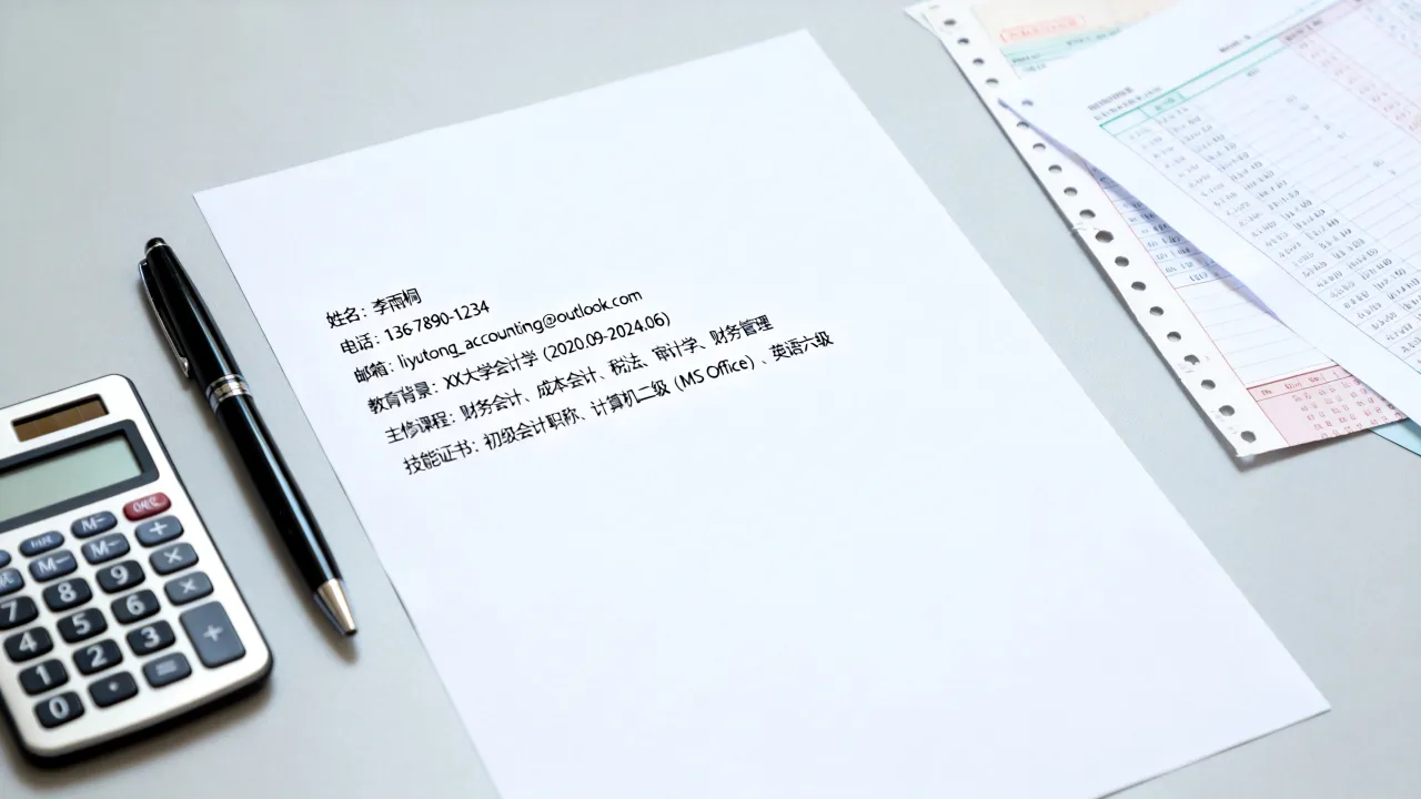 会计学怎么写简历,会计专业应届生简历怎么写才吃香?-图3 会计学怎么写简历,会计专业应届生简历怎么写才吃香?-图3