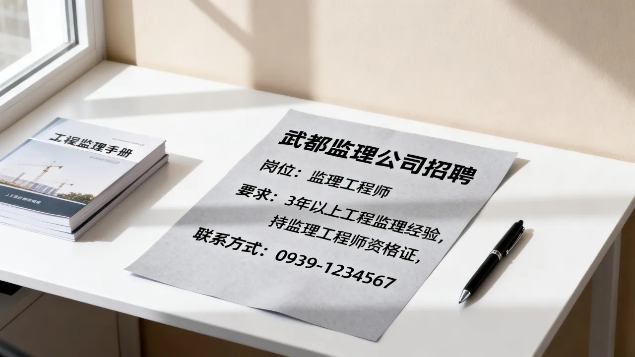武都监理公司招聘信息哪里有?武都监理公司招聘信息怎么查-图2 武都监理公司招聘信息哪里有?武都监理公司招聘信息怎么查-图2