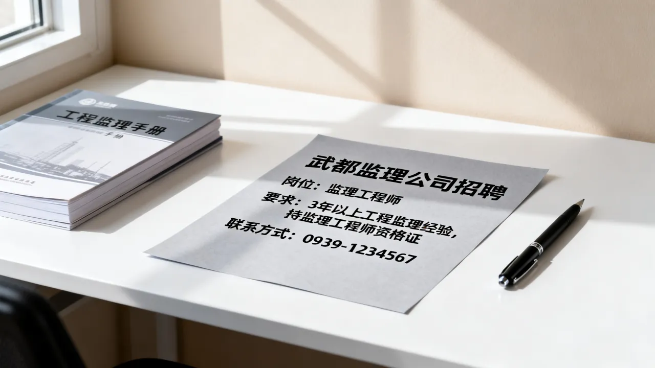 武都监理公司招聘信息哪里有?武都监理公司招聘信息怎么查-图3 武都监理公司招聘信息哪里有?武都监理公司招聘信息怎么查-图3