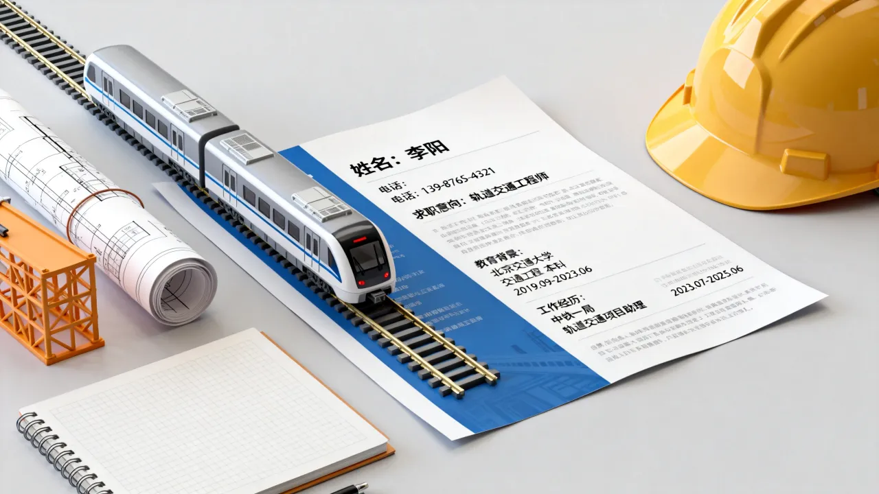 轨道交通简历怎么写，轨道交通简历模板范文有哪些