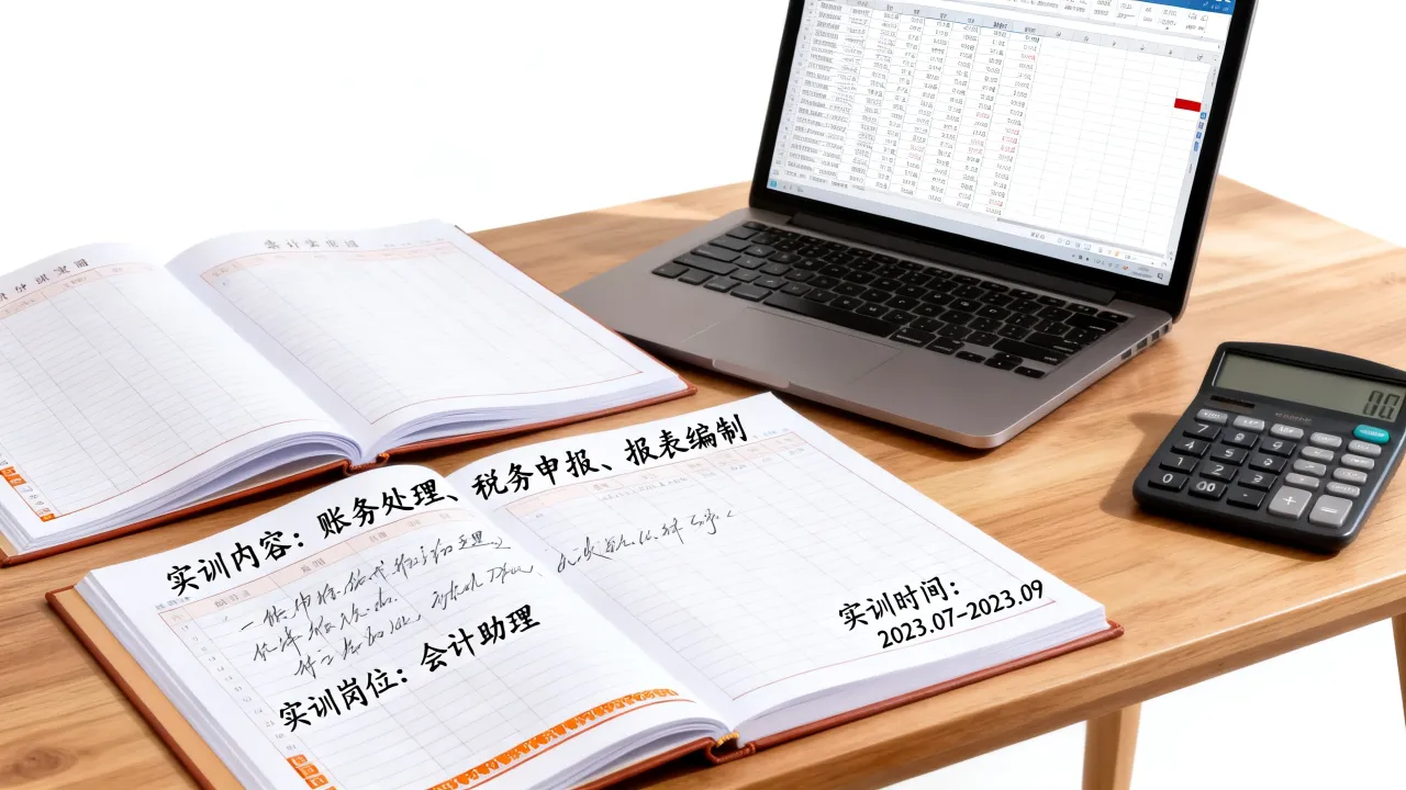 会计实训经历简历怎么写？会计实训岗位描述怎么写