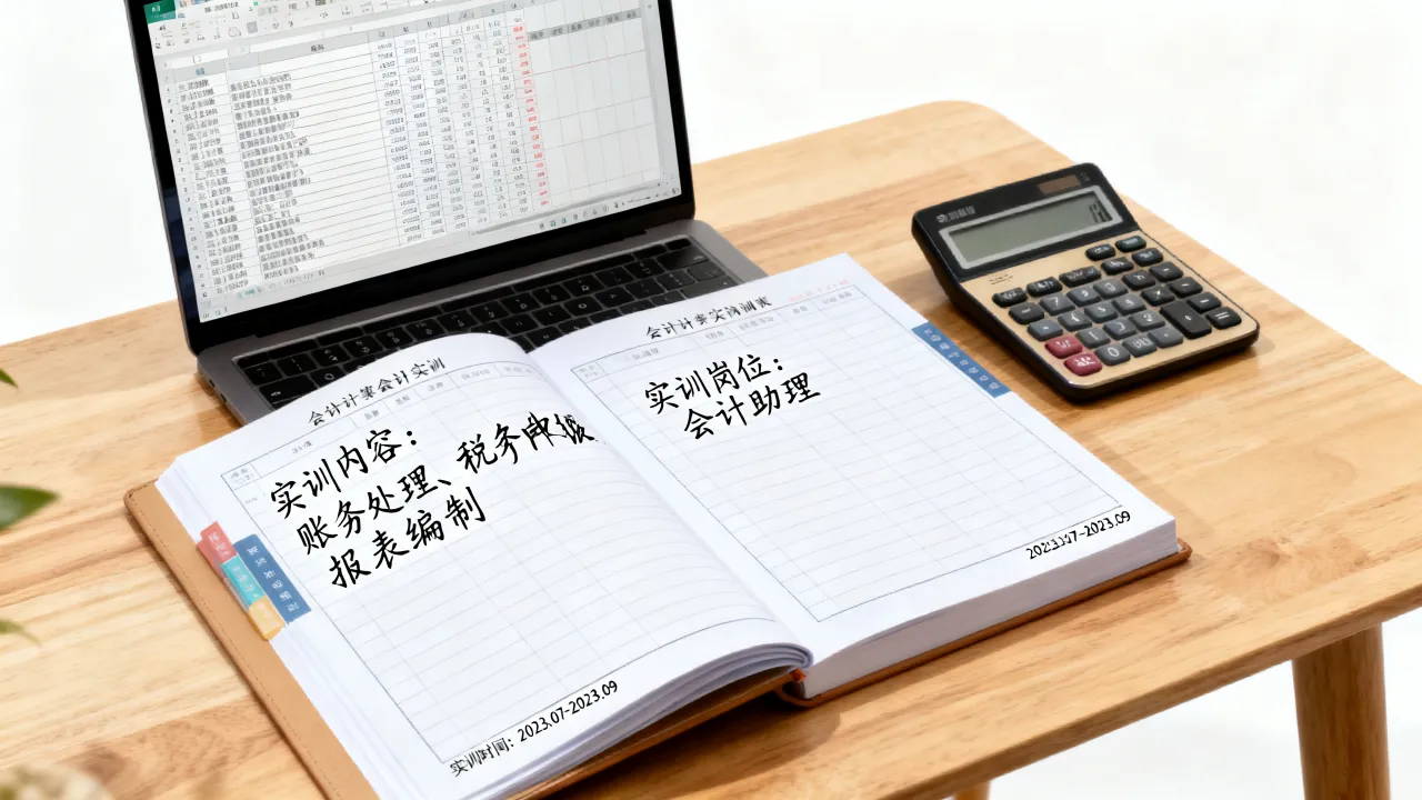 会计实训经历简历怎么写？会计实训岗位描述怎么写-图2