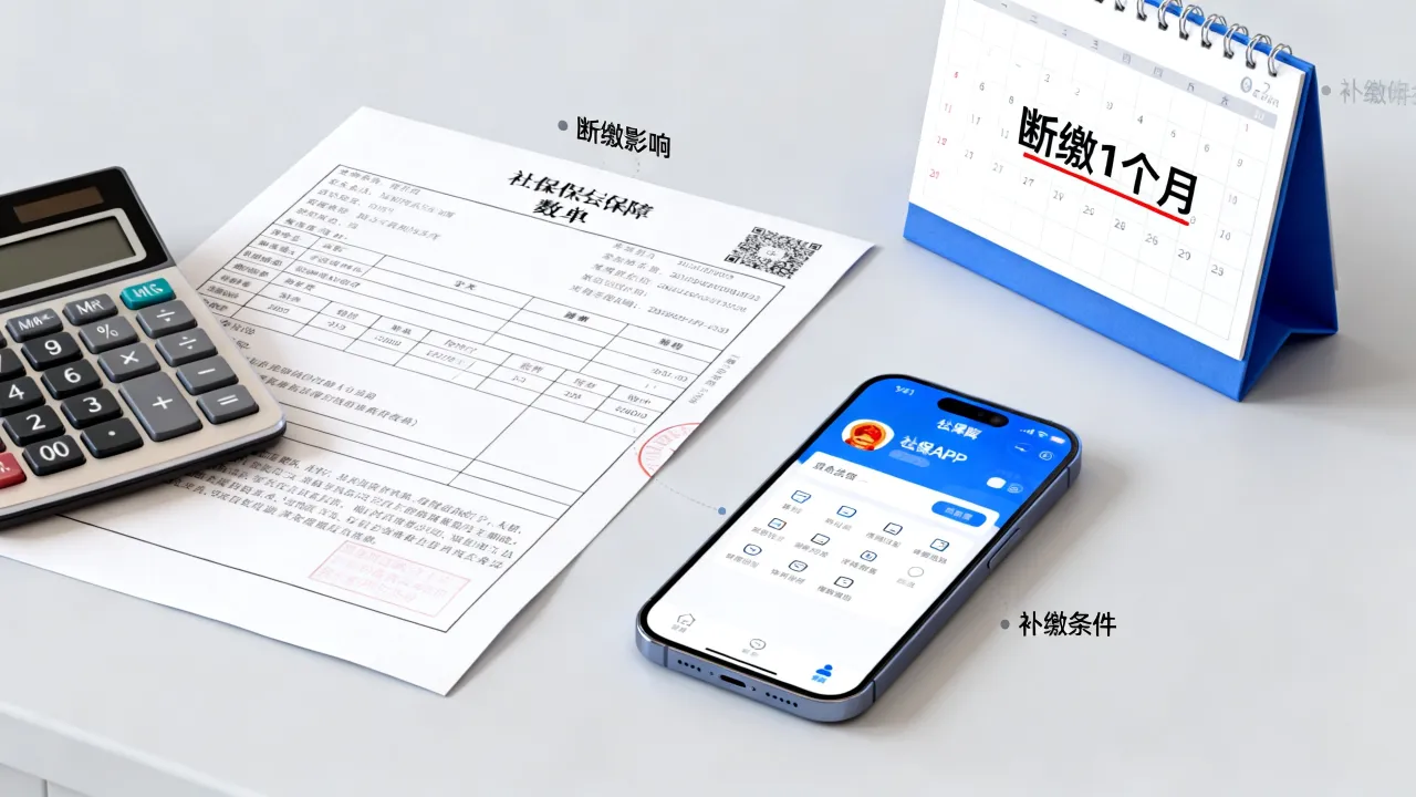 社保断缴一个月有什么影响?断缴后还能补缴吗