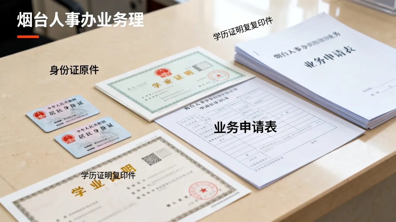 烟台人事办怎么办理业务，需要准备哪些材料-图2