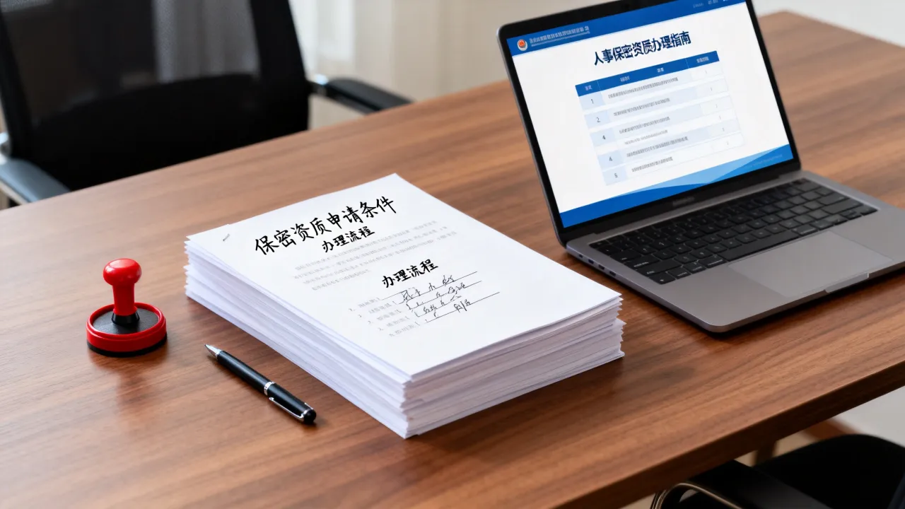 人事保密资质怎么办理?保密资质申请需要什么条件
