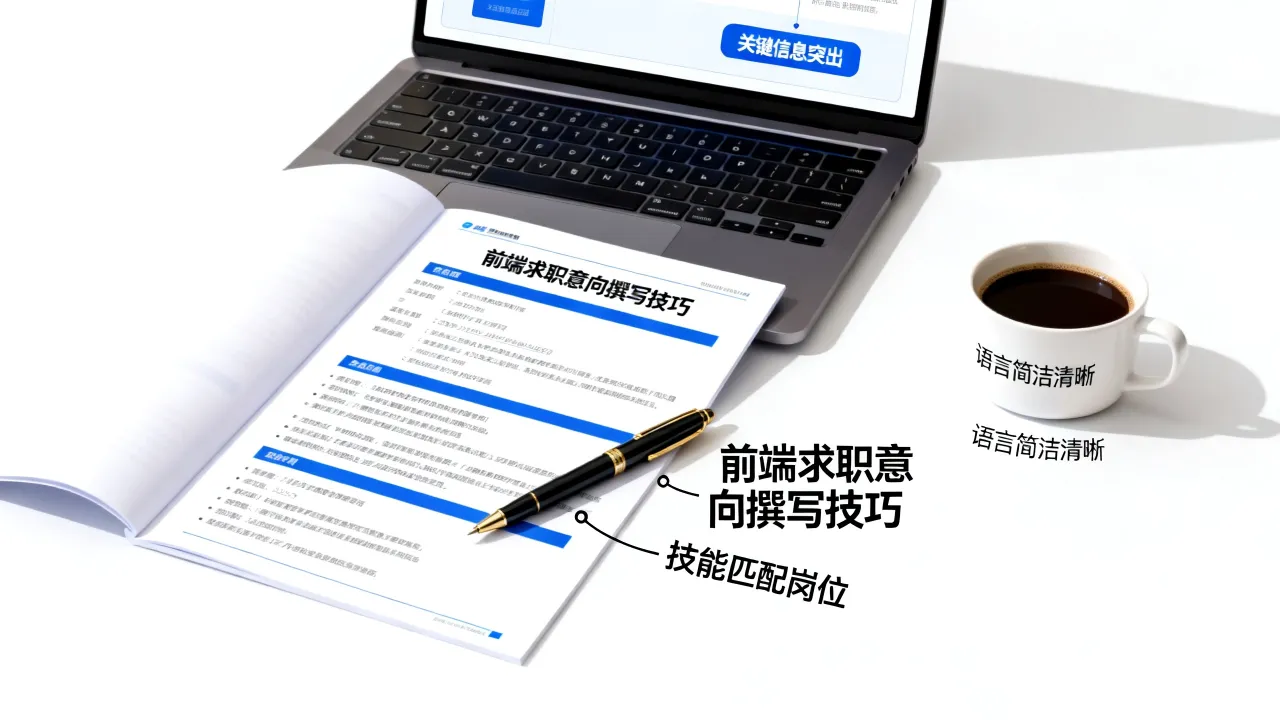 前端求职意向怎么写,求职意向怎么写才能让面试官一眼看到