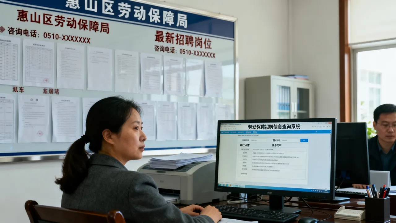 惠山区劳动保障招聘信息在哪看?劳动保障局最新招聘岗位查询