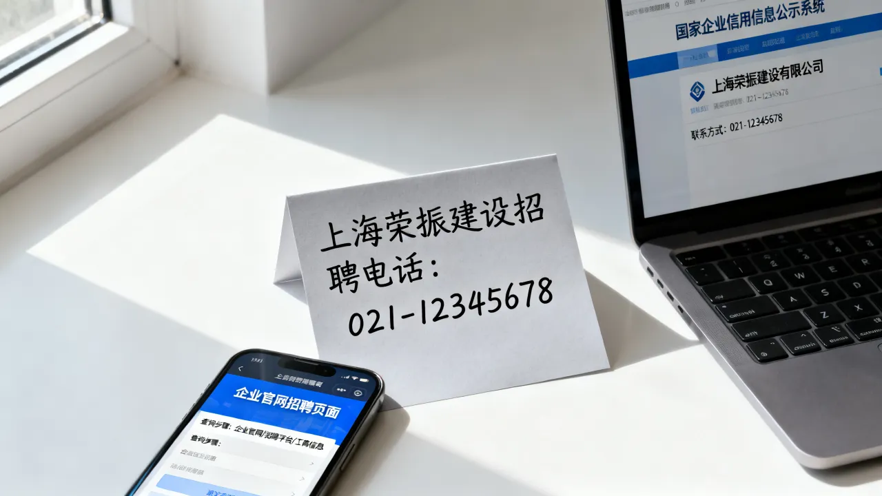 上海荣振建设招聘电话是多少,怎么准确查询?