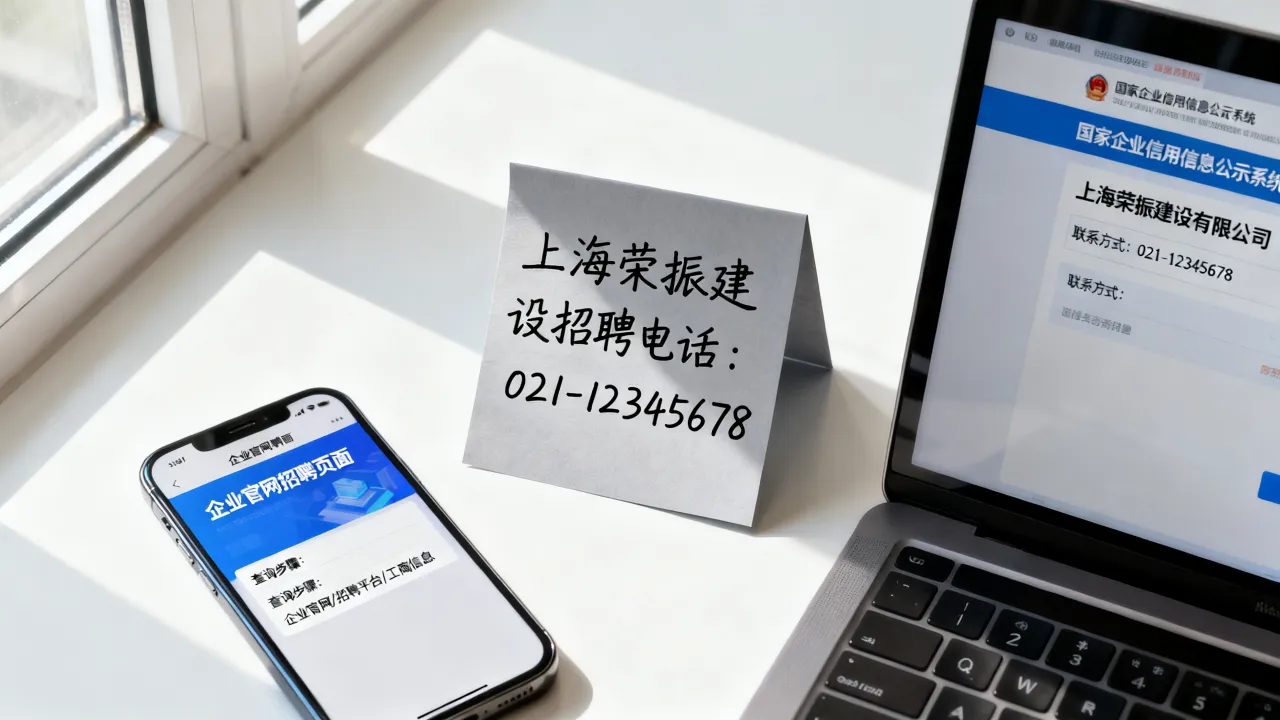 上海荣振建设招聘电话是多少，怎么准确查询？-图2