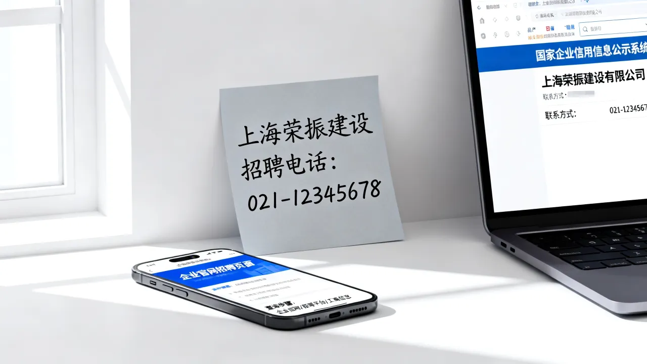 上海荣振建设招聘电话是多少，怎么准确查询？-图3