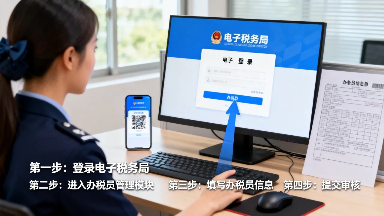 如何添加办税员?电子税务局添加办税员的具体操作步骤是什么-图2 如何添加办税员?电子税务局添加办税员的具体操作步骤是什么-图2