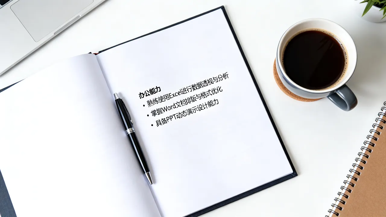 简历的办公能力怎么写，有哪些高分描述模板？