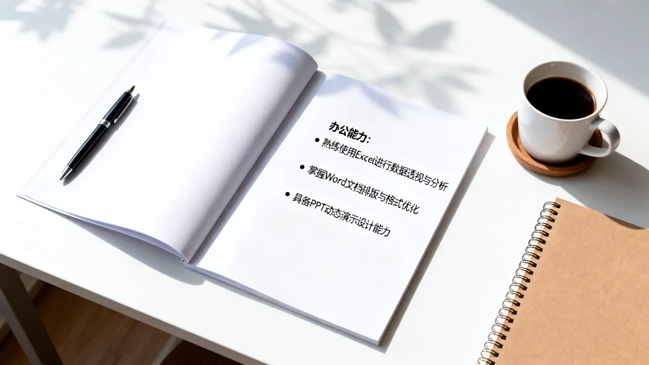简历的办公能力怎么写,有哪些高分描述模板?-图2 简历的办公能力怎么写,有哪些高分描述模板?-图2
