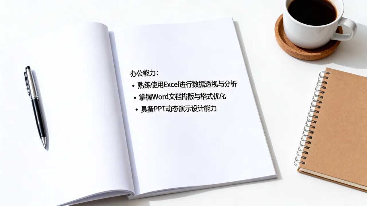 简历的办公能力怎么写,有哪些高分描述模板?-图3 简历的办公能力怎么写,有哪些高分描述模板?-图3