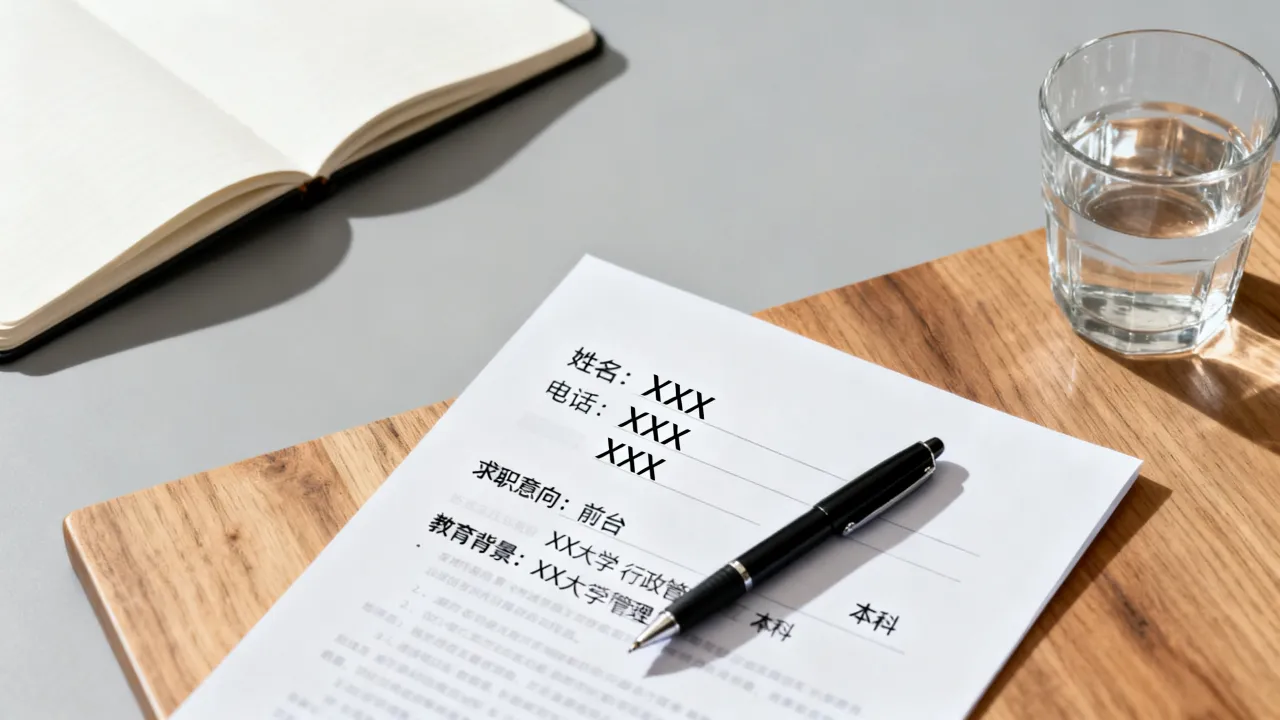 前台面试简历怎么写,没有工作经验能通过面试吗-图3 前台面试简历怎么写,没有工作经验能通过面试吗-图3