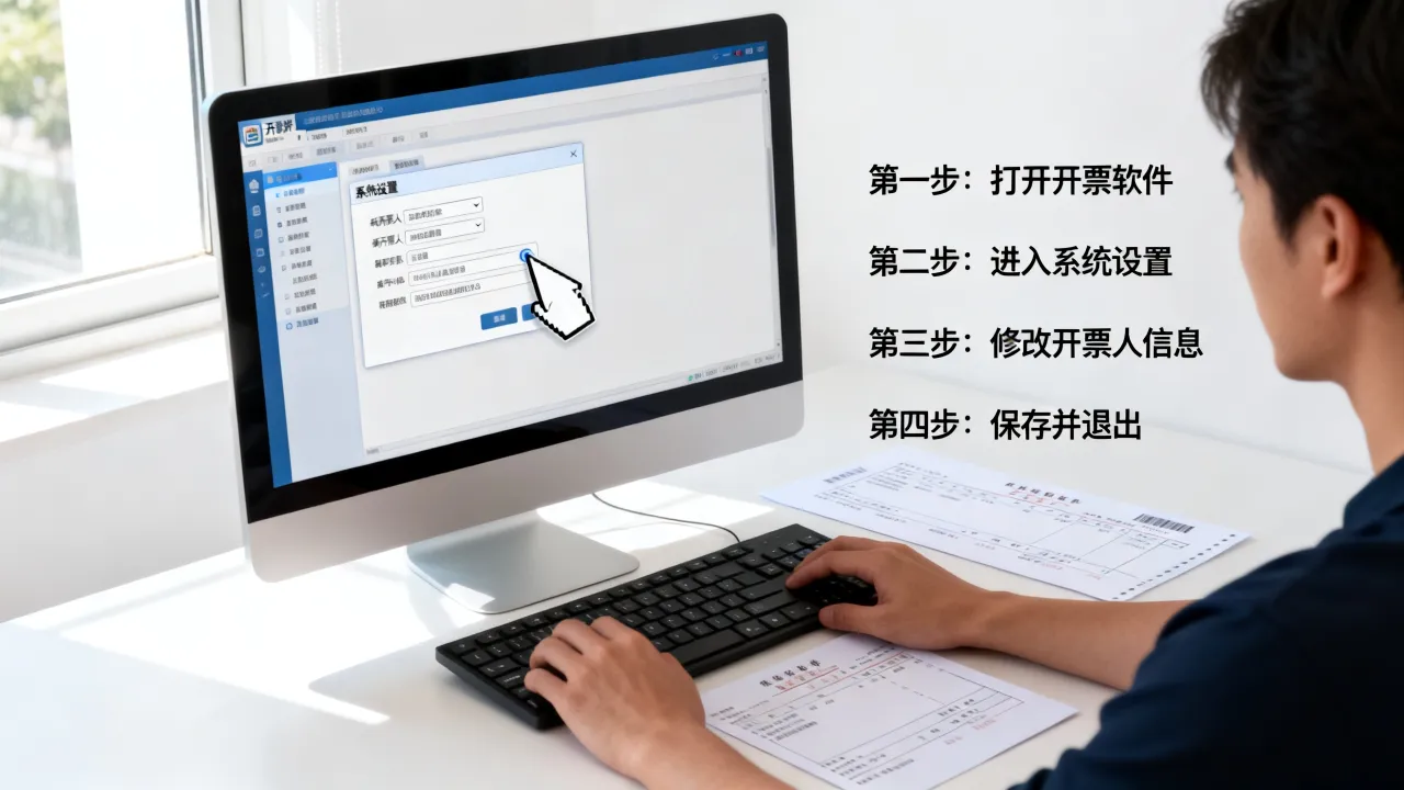 开票人如何改,开票人怎么更换操作步骤详解