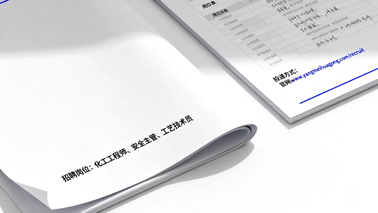 阳煤集团深州化工招聘岗位有哪些？怎么投递简历？