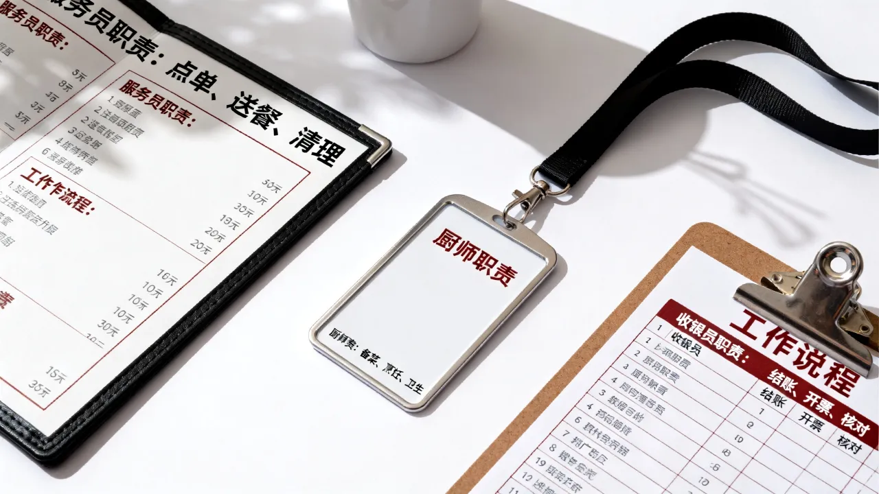 餐饮店职务怎么写?餐饮店岗位职责如何填写?