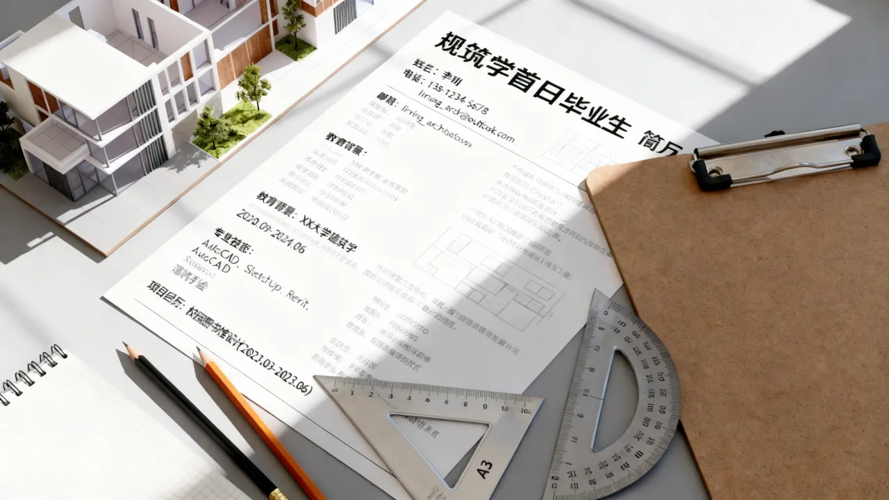 建筑学专业简历怎么写，应届生求职简历如何突出亮点？-图3