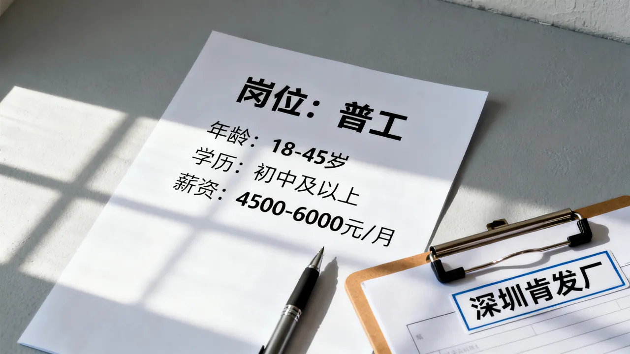 深圳肯发厂招聘信息内容包括哪些？，申请条件是什么？