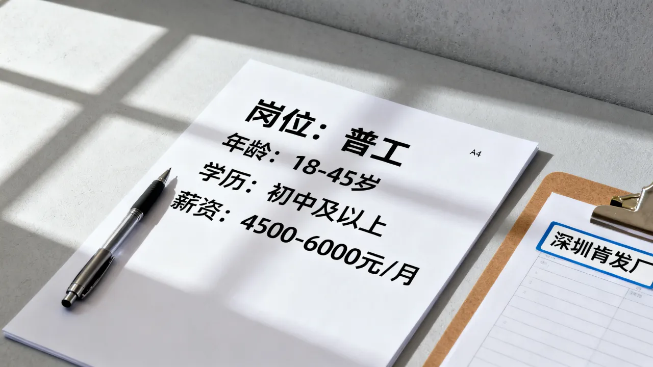 深圳肯发厂招聘信息内容包括哪些?,申请条件是什么?-图3 深圳肯发厂招聘信息内容包括哪些?,申请条件是什么?-图3