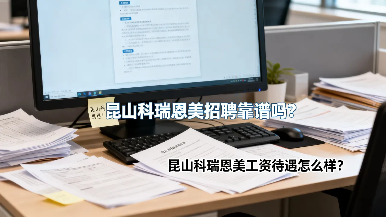 昆山科瑞恩美招聘靠谱吗,昆山科瑞恩美工资待遇怎么样