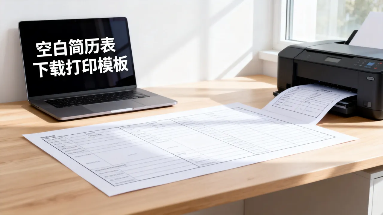 空白简历表怎么做,空白简历表下载打印模板哪里有?