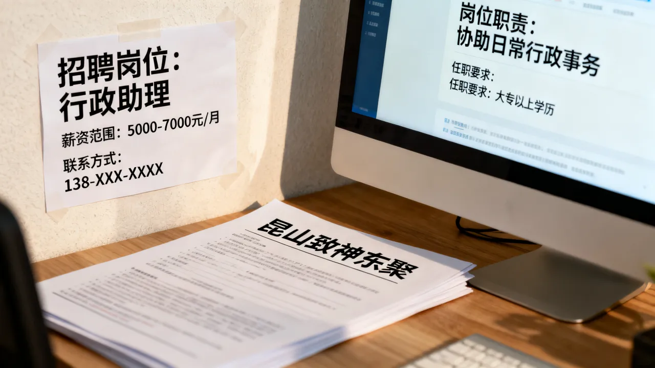 昆山致神东聚招聘靠谱吗,如何辨别招聘信息真假?-图1 昆山致神东聚招聘靠谱吗,如何辨别招聘信息真假?-图1