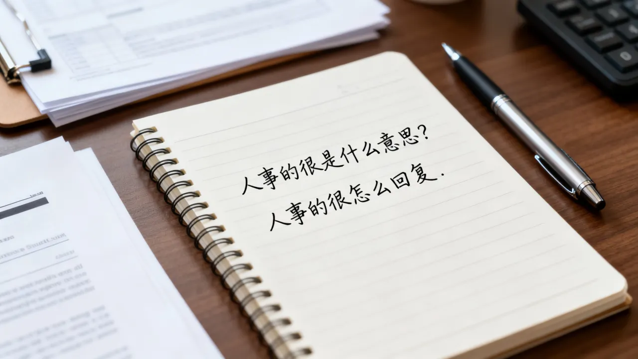 人事的很是什么意思?人事的很怎么回复