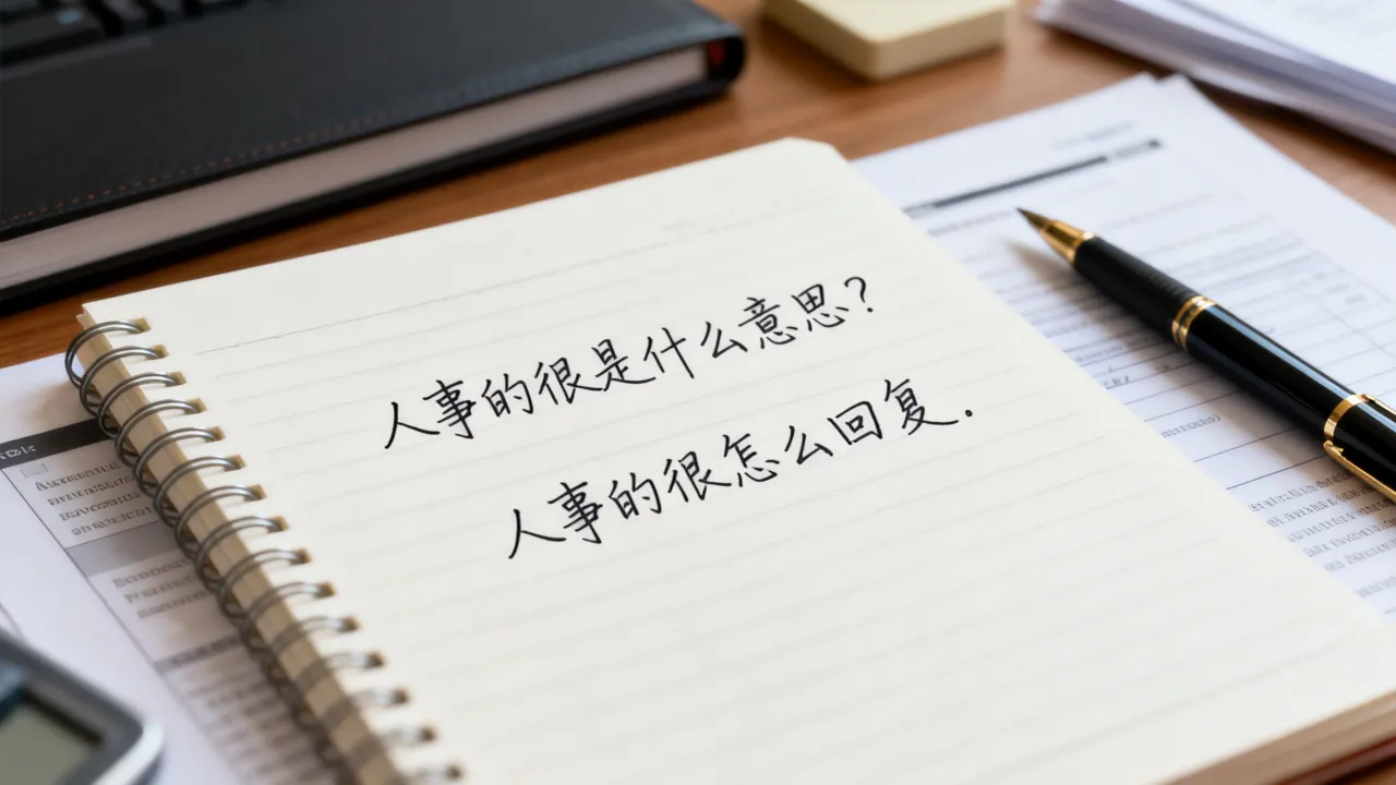 人事的很是什么意思?人事的很怎么回复-图2 人事的很是什么意思?人事的很怎么回复-图2