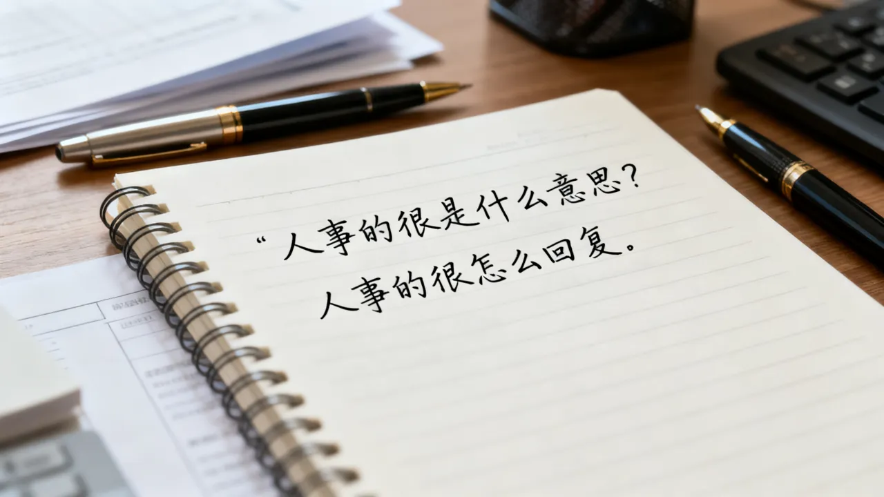 人事的很是什么意思?人事的很怎么回复-图3 人事的很是什么意思?人事的很怎么回复-图3
